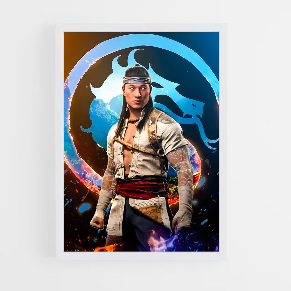 Poster Liu Kang: Dragon Fighter – affiche Mortal kombat (vue 3)